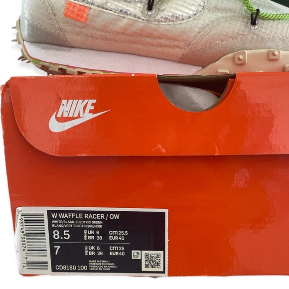 2019 Off-White x Wmns Waffle Racer 'Electric Green' - Picture 3 of 3